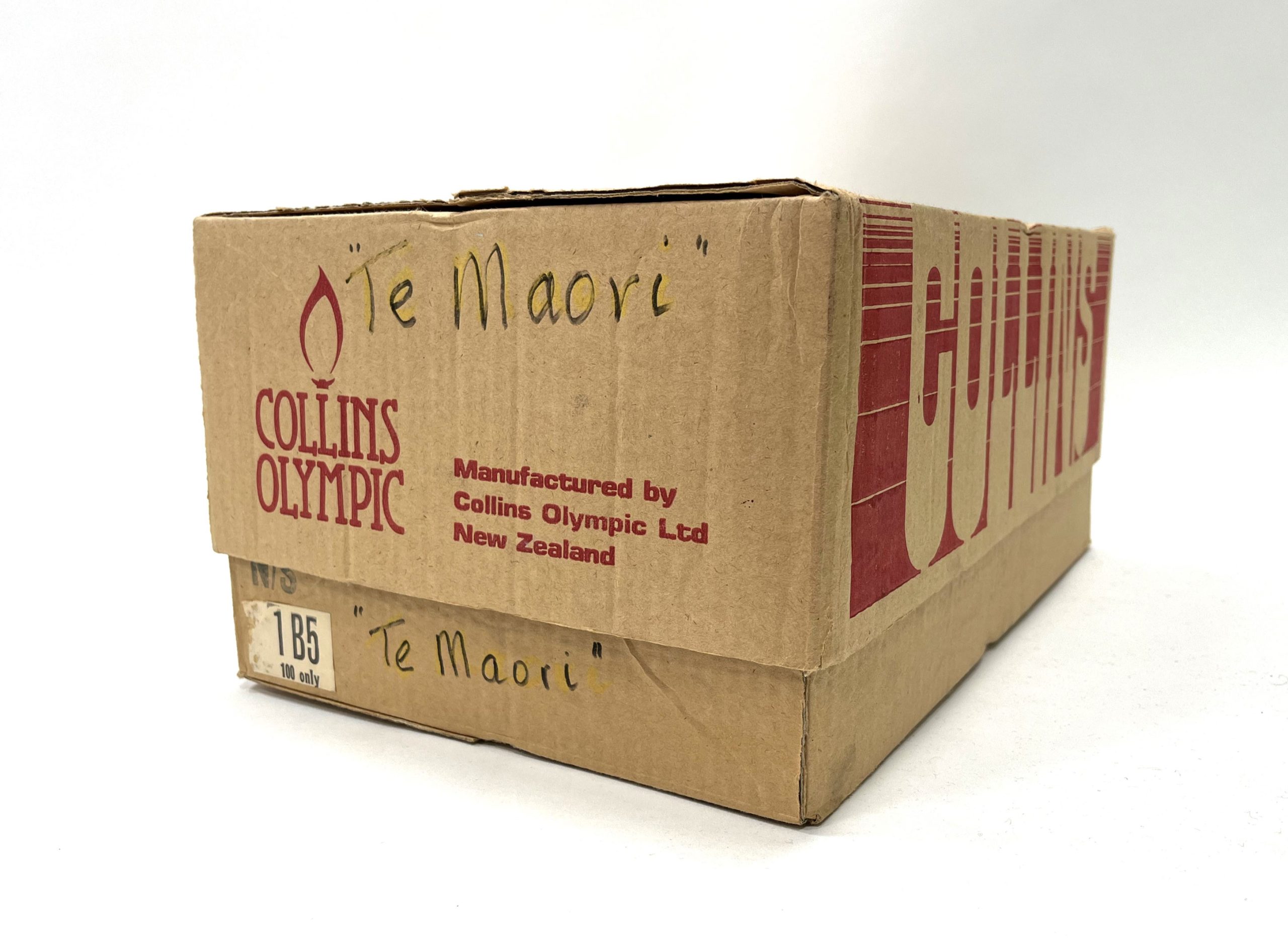 An unassuming cardboard box discovered in the Te Manawa archive uncovered a wealth of information about Mina’s involvement in Te Māori. Image courtesy of Te Manawa Museum.